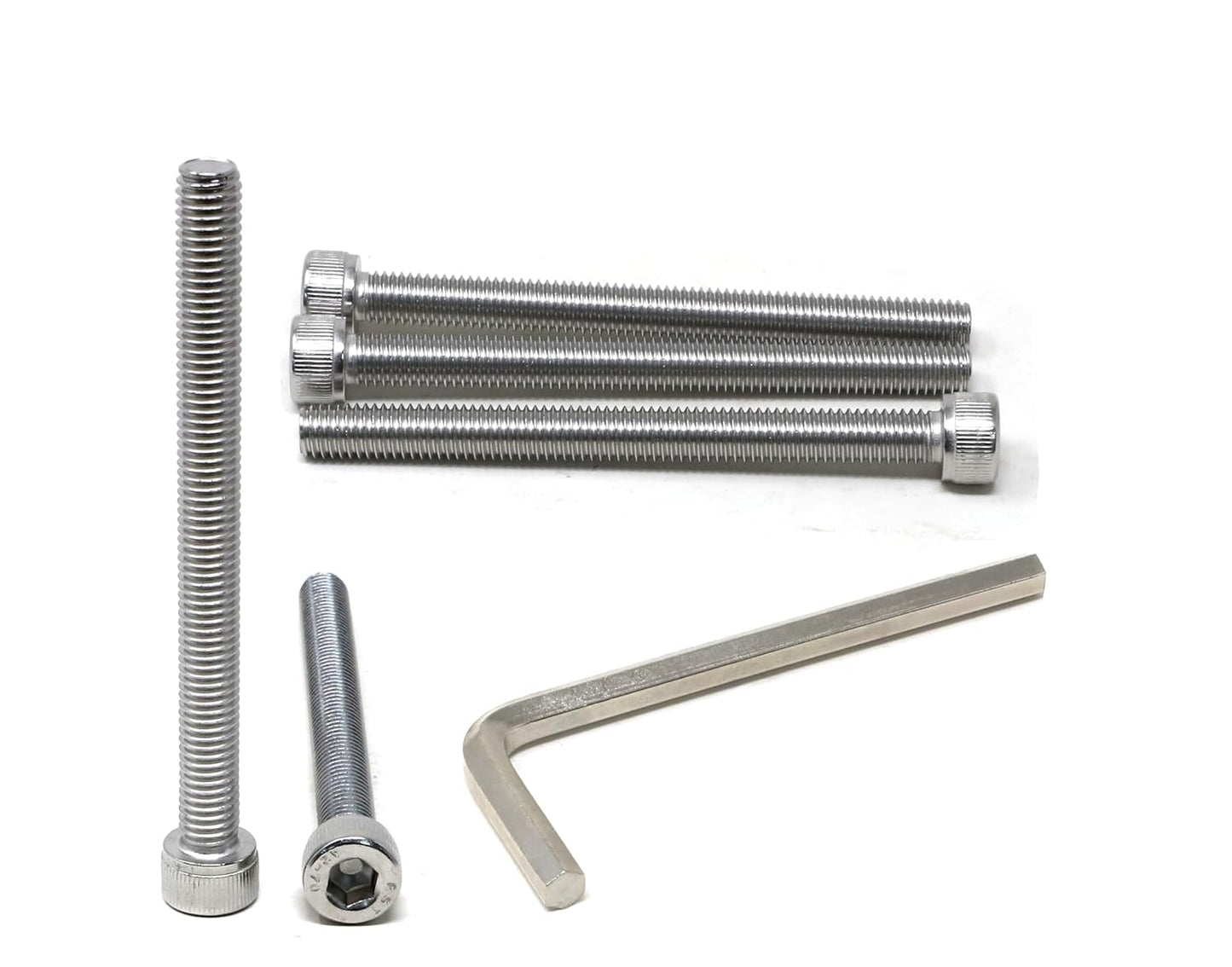 iexcell 25 Pcs M6 x 20mm Thread Pitch 1 mm Stainless Steel 304 Hex Socket Head Cap Screws Bolts Kit