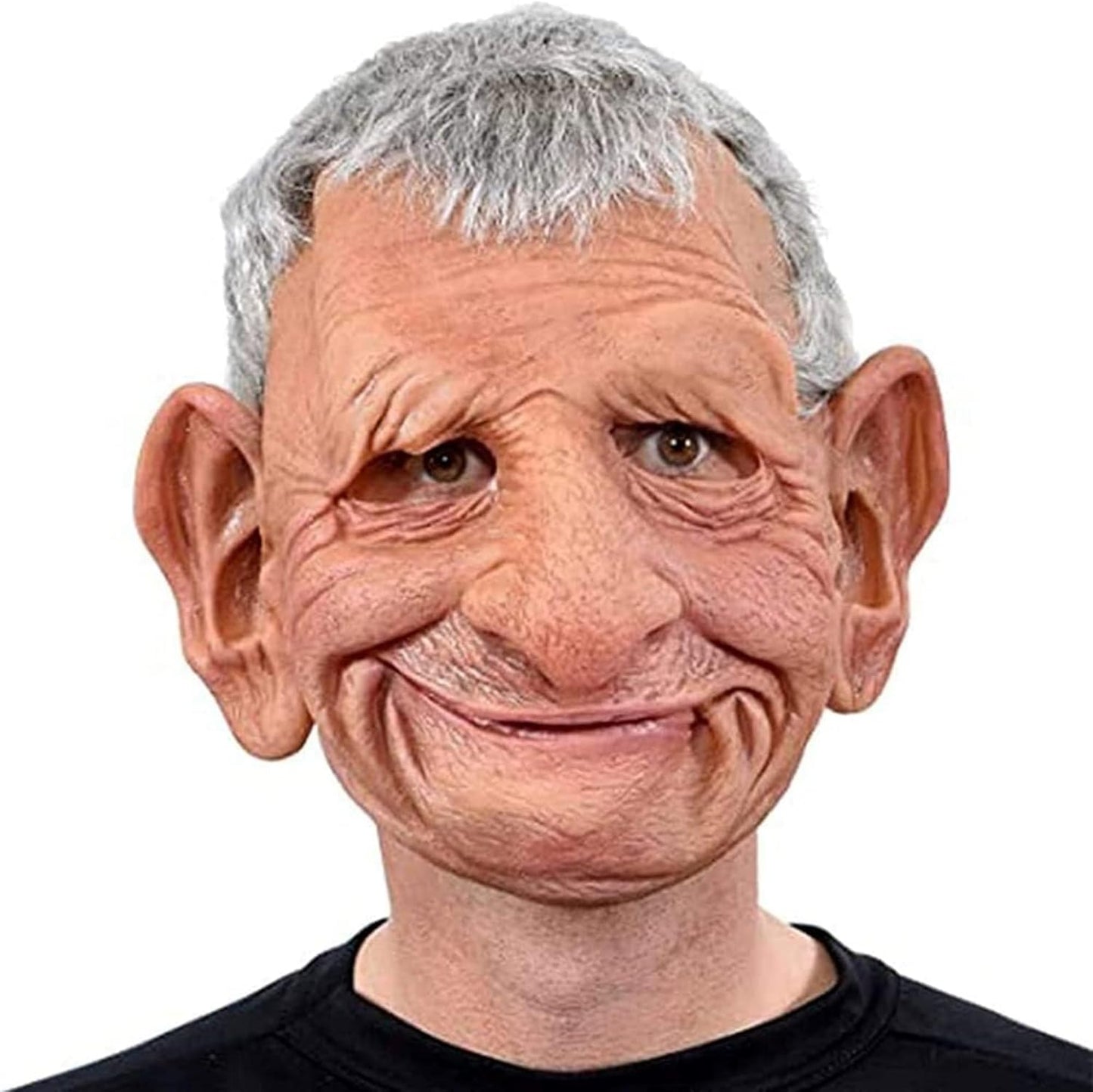 Realistic Old Man Mask - Silicone Mask for Adults, Lifelike Human Face Mask Halloween Costume Latex Realistic Mask for Men