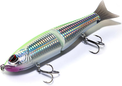 Bassdash SwimShad Glide Baits Jointed Swimbait Bass Pike Salmon Trout Muskie Fishing Lure
