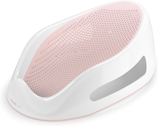 Angelcare Baby Bath Support, Pink, for Babies Less Than 6 Months of Age, Made in Canada