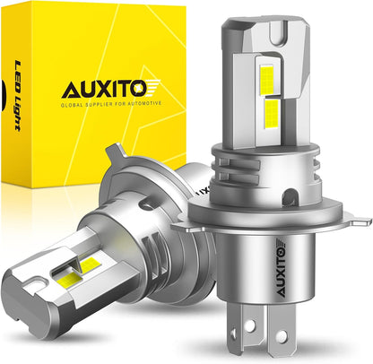 AUXITO H11 LED Headlight Bulbs, 400% Brighter 6500K White Wireless LED Headlights for H8 H9 H16 Fog Lights, DRL, Low Beam or High Beam, Direct Install Plug and Play, IP68 Waterproof, Pack of 2