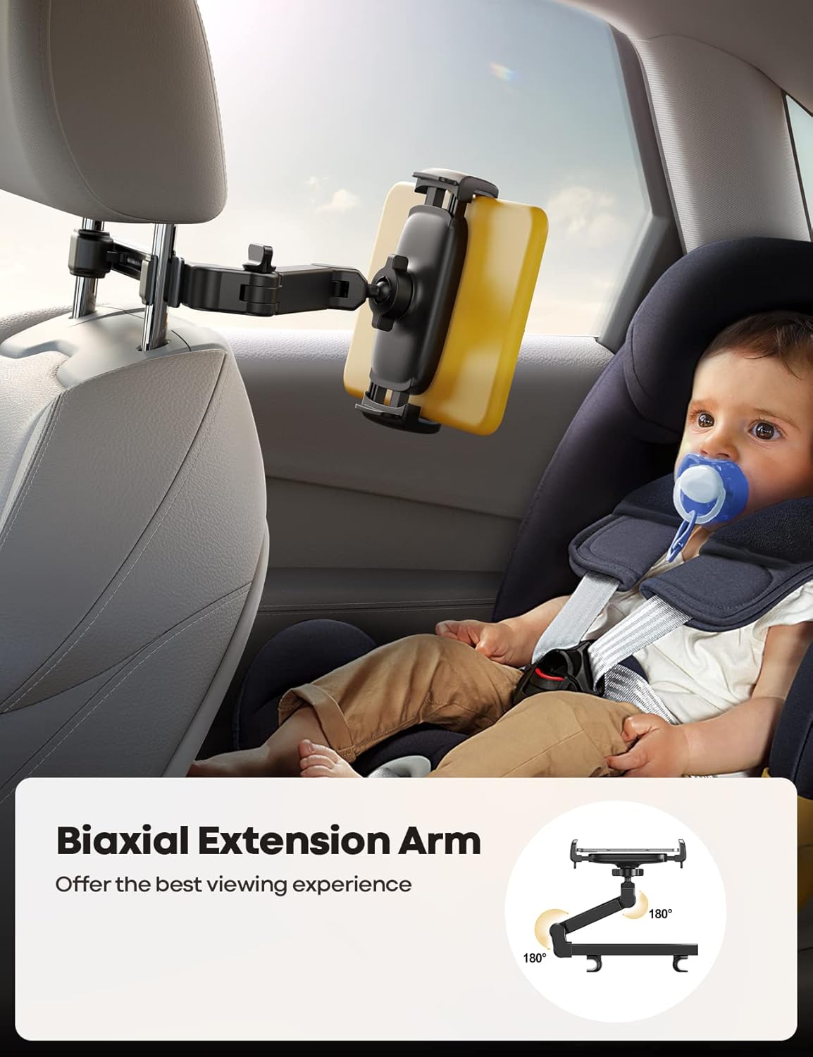 Purilite Select Car Headrest Tablet Holder