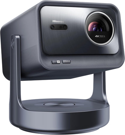 Hisense C2 Ultra 4K UHD Smart Mini Projector, 3000 Lumens, HSR 240, 4K AI upscaling, Optical Zoom, 3D Ready, DTS Virtual:X, IMAX Enhanced and Dolby Vision - PuriLite