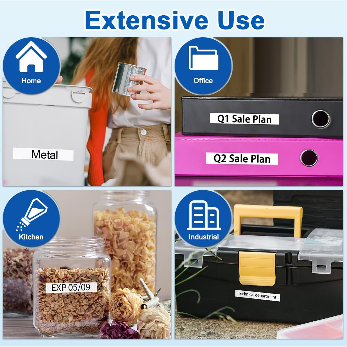 5 Pack Compatible with Brother Label Maker Tape P Touch TZe TZ Tape 12mm 0.47'' Laminated White TZe-231 TZ 231 Label Tape for Brother P-Touch PT-H110 PT-D210 PT-D600 PT-D400AD PT-1290