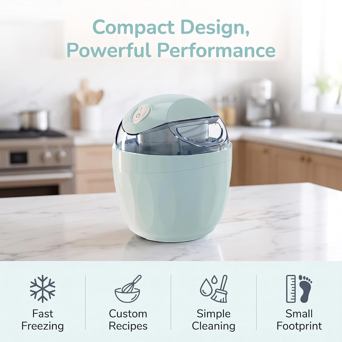 2026 New Small Home Mini Ice Cream Maker, Just 15 Minutes, One-touch Dessert Maker, Single Serving Of Gelato, Frozen Yogurt, Easy One-touch Dessert Maker For Families Pink