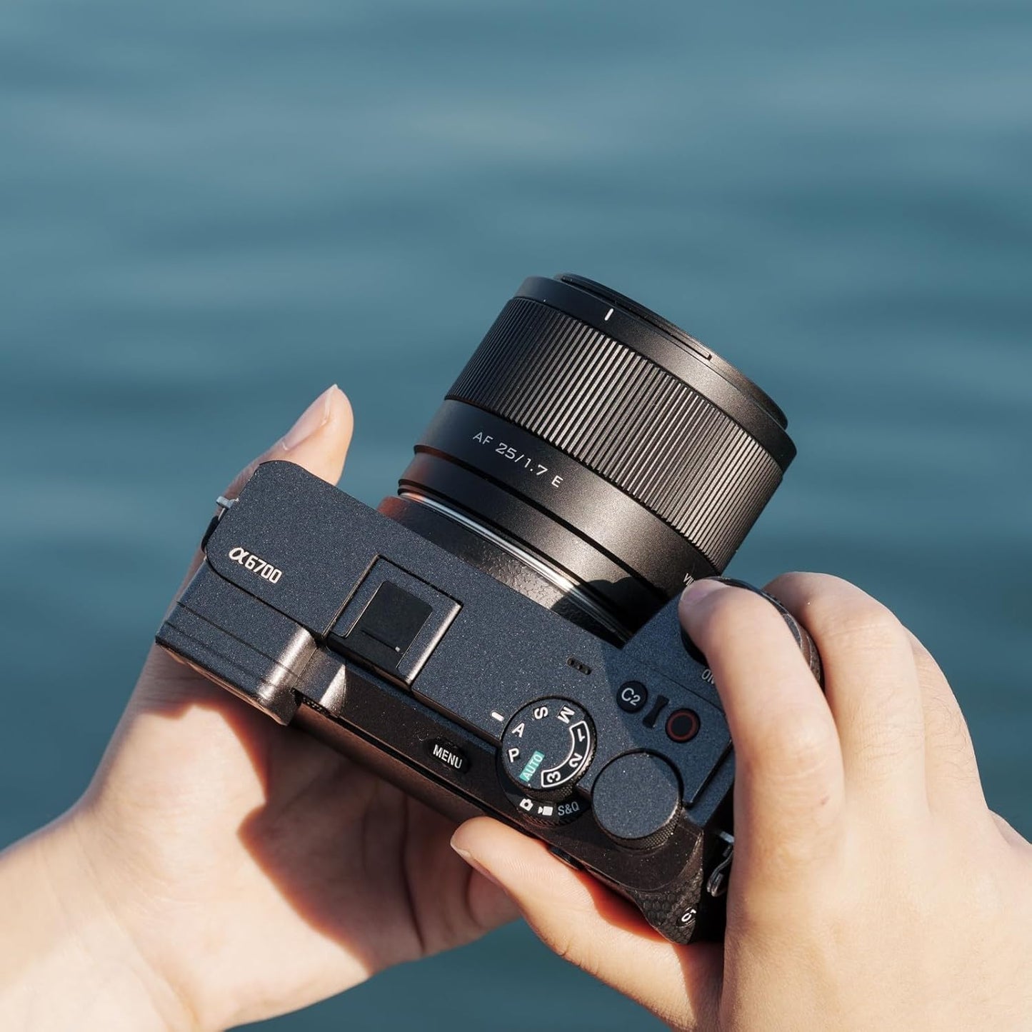 VILTROX 25mm f1.7 E, APS-C Lens for Sony E, Large Aperture STM Auto Focus Lens for Sony E-Mount A7C A7RII A7SII A7II A7RIII A7IV A7RIV A9 A1 ZVE1 A93 A6700 A6600 A6500 A6400 FX3 ZV-E10 FX30 ZV-E10II