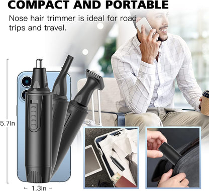 Purilite Select 8-in-1 Rechargeable Nose Hair Trimmer Kit