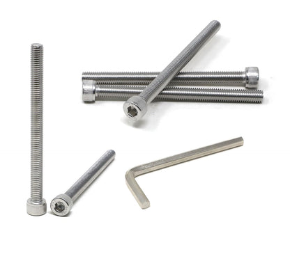 iexcell 25 Pcs M6 x 20mm Thread Pitch 1 mm Stainless Steel 304 Hex Socket Head Cap Screws Bolts Kit