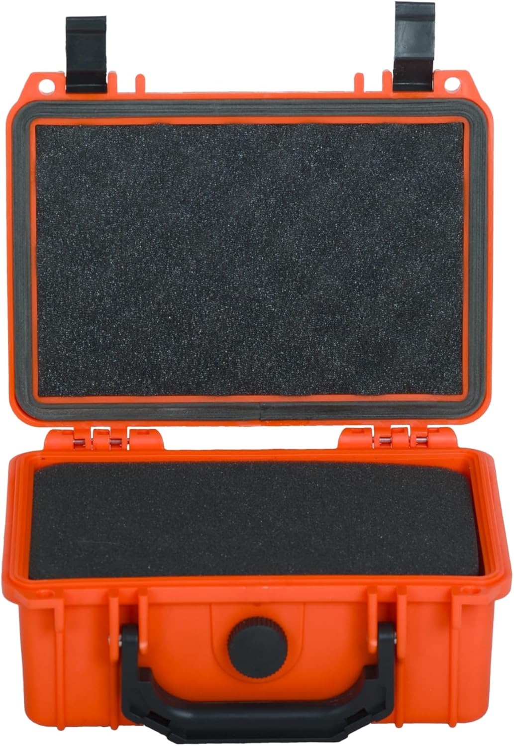 MEIJIA Portable All Weather Waterproof Protective Hard Case,Camera Case with Customizable Fit Foam, Fit use of Drones, Cameras, Equipments, 8.12"x6.56"x3.56" (Black)