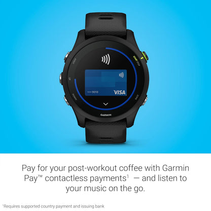 Garmin Forerunner® 255 Music, GPS Running Smartwatch with Music, Advanced Insights, Long-Lasting Battery, Black, 46 MM