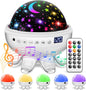 Baby White Noise Machine with Star Projector | 30 Soothing Sounds, 31 Light Modes & Remote Control