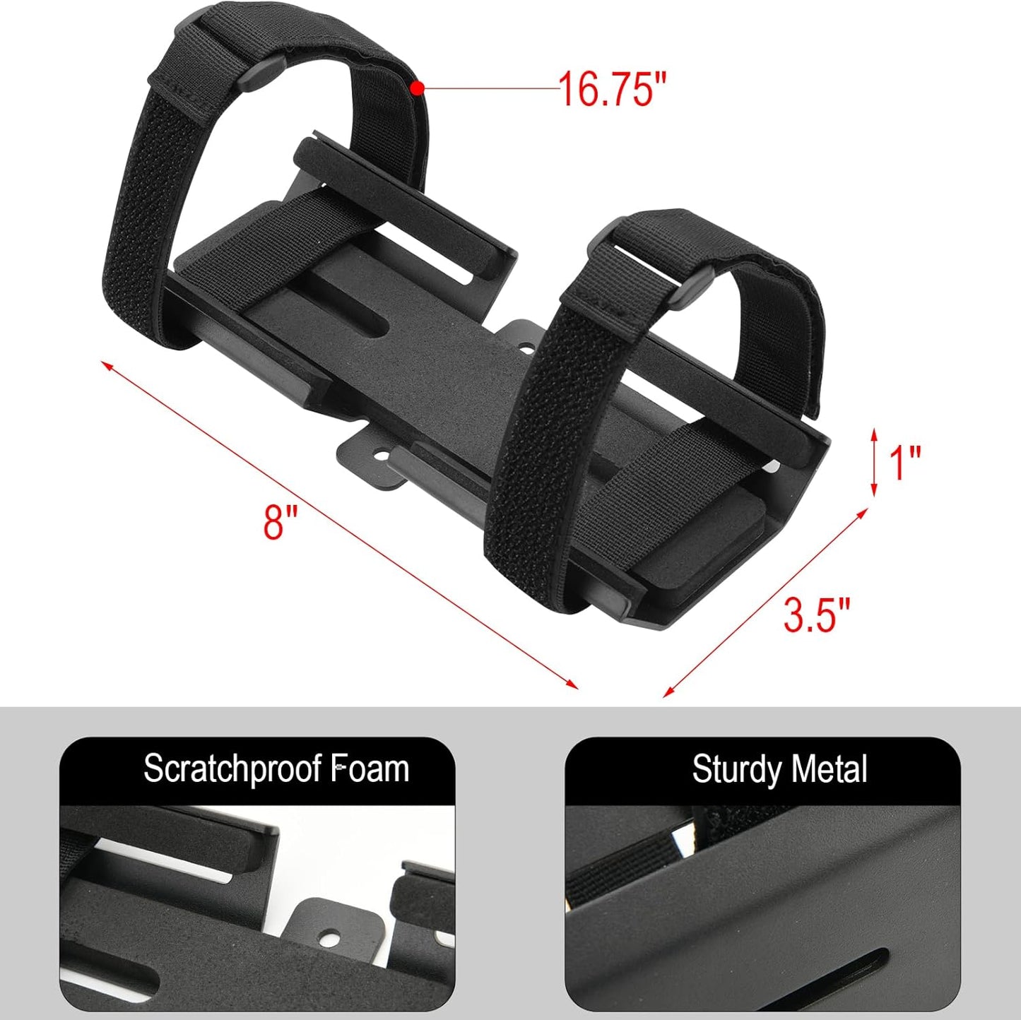 TXEsign Portable Speaker Mount for Jet Ski/Snowmobile/Boat/Sea-Doo, Speaker Bracket Metal Speaker Mount Holder for JBL Charge 4/5, JBL Flip 5/Flip 6/UE Boom 3/Wingman View Golf