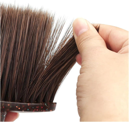 Salon Barber Neck Duster Brush, Soft Bristle Hair Cleaning Brush,