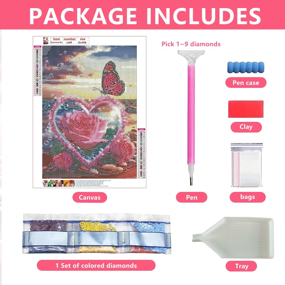 Purilite Select Diamond Painting Kit for Adults