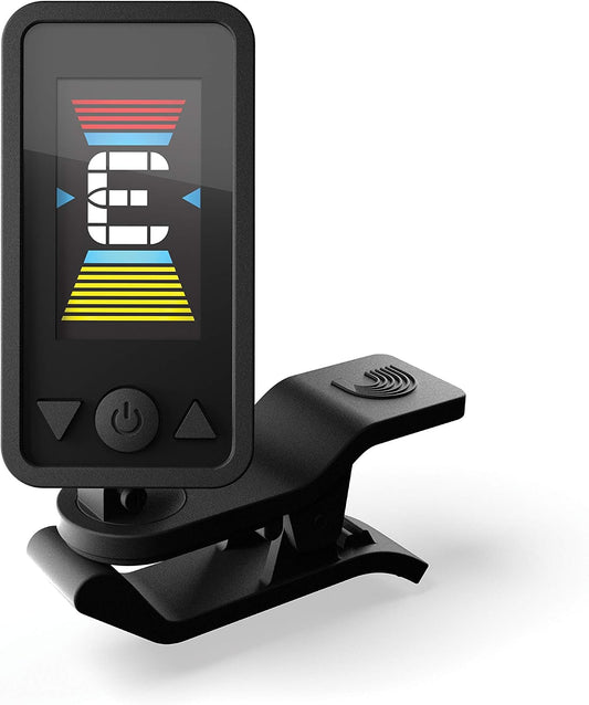 Planet Waves Eclipse Headstock Tuner PW-CT-17BK | Full Color Display, 360° Viewing, Fast & Accurate Chromatic Instrument Tuner