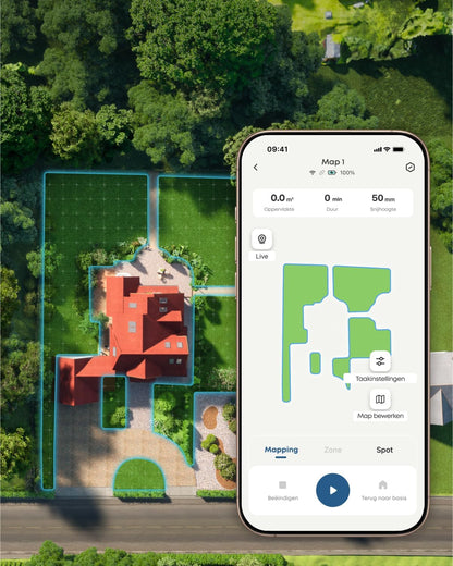 eufy E18 Robot Lawn Mower, Auto Mapping, Max 0.3 Acres, Vision Navigation Lawn Mower, Multi-Zone Management, Electric Robotic Lawnmower with AI Obstacle Avoidance, App Control, 18° Slope, 1-3" Cut Hei
