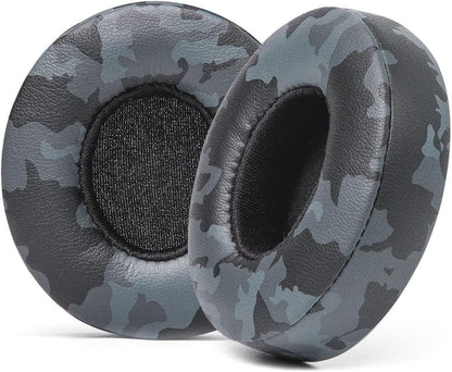 WC Extra Thick Replacement Earpads for Beats Solo 2 & 3 by Wicked Cushions - Ear Pads for Beats Solo 2 & 3 Wireless ON-Ear Headphones - Soft Leather, Luxury Memory Foam, Strong Adhesive | White