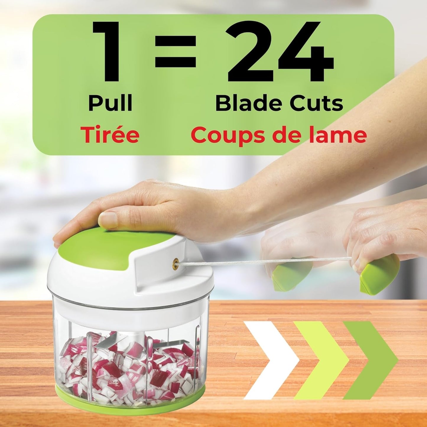 Purilite Select Manual Food Chopper with Ice Crusher
