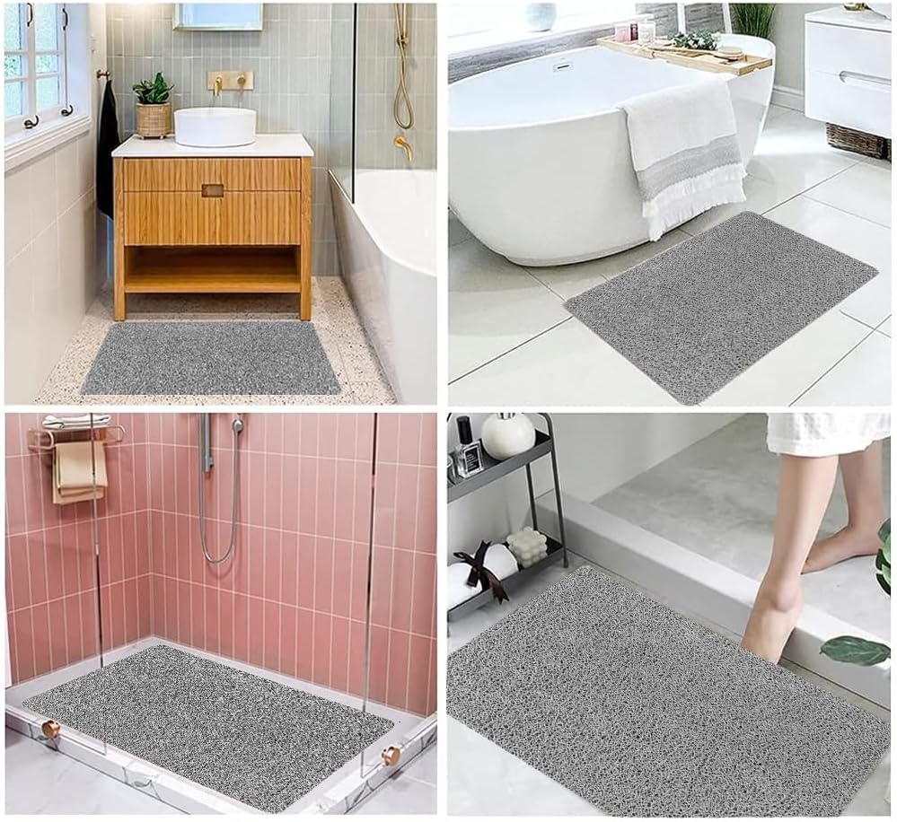 Loofah Mats for Shower, Non Slip | Quick Drying | Soft on Your Feet | Soft Textured Shower Mat Bath Mat Bathtub Mat Massage Mat Loofah Mat for Bathroom,Shower Tub or Wet Areas