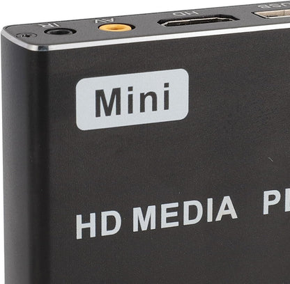 HDMI Media Player, 4K HD Digital Media Player for 4K TV Video, H.265 MP4 MKV Videos MP3 Music JPG Photos PPT, 7.1 Surround Sound, Dual USB Ports (US Plug)