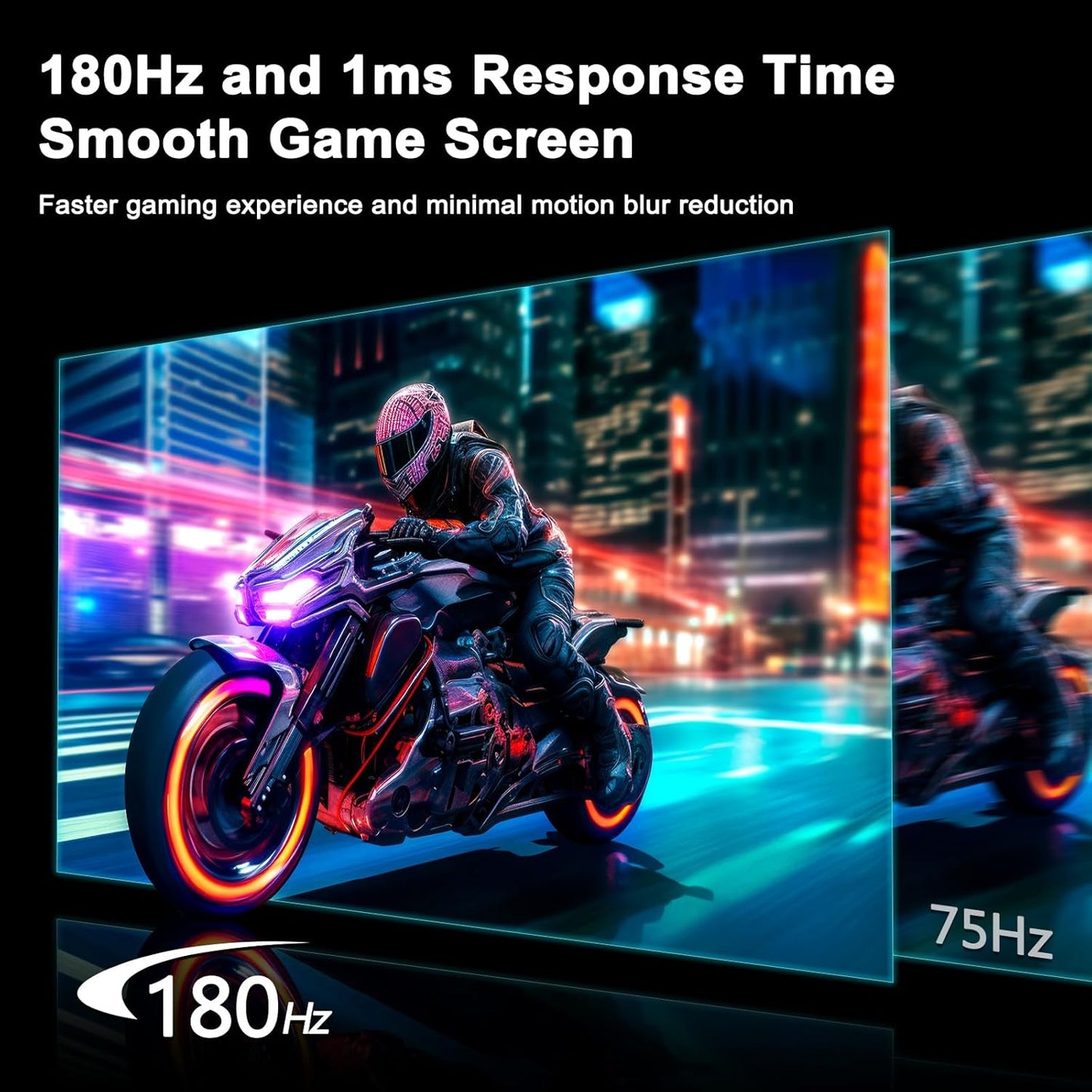 SANSUI 32 Inch Curved 240Hz Gaming Monitor with Speakers, High Refresh Rate FHD 1080P Gaming PC Monitor Curved 1500R, 1ms(MPRT), HDR, HDMI DP, Metal Stand, VESA Compatible (ES-G32C3F DP Cable Incl.)