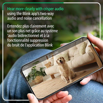 Blink Mini 2K+ (newest model) – Plug-in Home & Pet Security Camera with 2K video resolution, colour night vision, enhanced audio, motion detection – 2 cameras (Black)