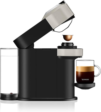 Nespresso Vertuo Next Coffee and Espresso Machine by Breville with Aeroccino Milk Frother - Light Grey