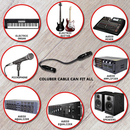 Balanced XLR Cable Male to Female - 6 Feet Pink - Pro 3-Pin Microphone Connector for Powered Speakers, Audio Interface or Mixer for Live Performance & Recording