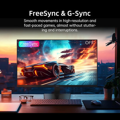 KTC 32 Inch 2K Computer Monitor, IPS 1440p Monitor with Ultra-Thin Bezels, HDR10, Freesync/G-sync, HDMI/DP Ports, Tilt Adjustable, Eyecare, Ideal for Business, Office, and Casual Gaming