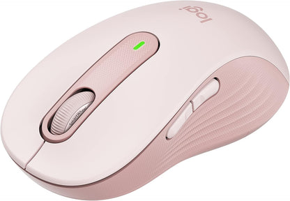 Logitech Signature M650 L Full Size Wireless Mouse - For Large Sized Hands, 2-Year Battery, Silent Clicks, Customizable Side Buttons, Bluetooth, for PC/Mac/Multi-Device/Chromebook - Black