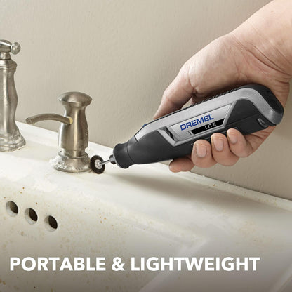 Dremel Lite 7760 N/10 4V Li-Ion Cordless Rotary Tool Variable Speed Multi-Purpose Rotary Tool Kit, USB Charging, Easy Accessory Changes - Perfect for Light-Duty DIY & Crafting