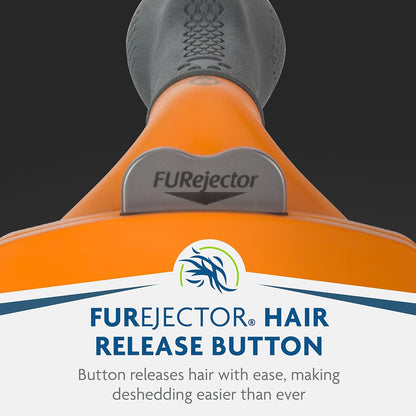 FURminator Undercoat Deshedding Tool for Dogs, Deshedding Brush for Dogs, Removes Loose Hair and Combats Dog Shedding
