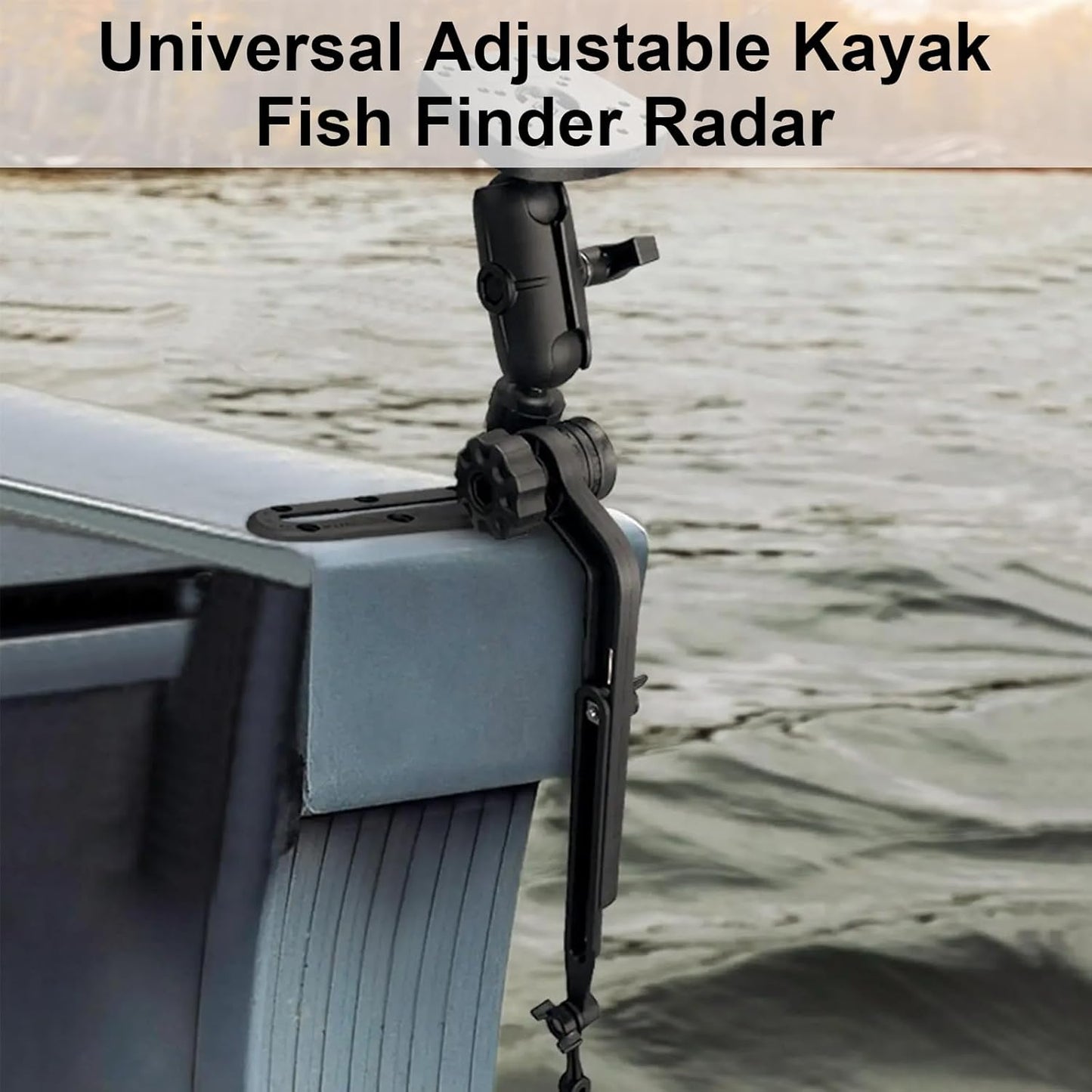 Marine Transducer Mounting Arm Kayaks Fish Finder Plate Mount Base Adapter Universals Plate Mount Base Adapter