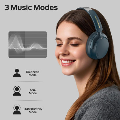 Monster Persona 3rd ANC Active Noise Canceling Headphones, Over-Ear Wireless Bluetooth 5.4 Headphones with 6 Mics, 70H Playtime and 3 EQ Modes, Foldable Comfort Headphone for Travel/Work