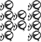 Retevis Walkie Talkie Earpiece with Mic, Volume Control, 2 Pin, for RetevisRT21 RT68H H777H H777, Compatible with Baofeng BF-888S Kenwood Walkie Talkies, Two Way Radio Earpiece(10 Pack)