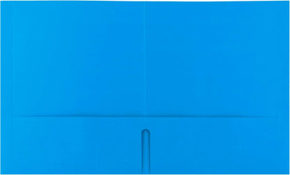 Hilroy Twin Pocket Portfolios, 9.5" x 11.75", 4-Pack, Assorted Colours (06042)