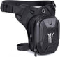 BKNOOU Drop Leg Bag for Men Women Motorcycle Leg Bags Tactical Thigh Bag with Removable Leg Straps Waterproof Fanny Pack Outdoor Leg Pouch for Running Hiking Climbing Cycling Fishing Travel Riding