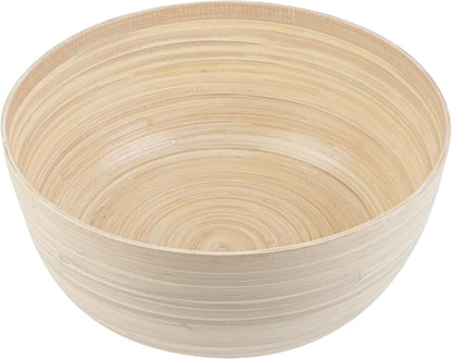 Restaurantware-Bambuddha 15 Ounce Small Salad Bowl, 1 Heavy-Duty Round Salad Bowl - Sustainable, Reusable, Black Bamboo Serving Dish, for Serving Salads, Fruits, and Appetizers