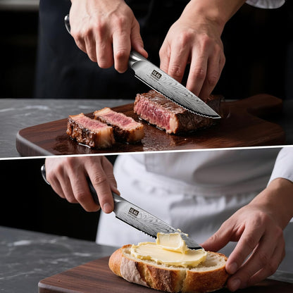 SHAN ZU Fillet Knife 7 Inch, Powder Steel Boning Knife High Carbon Japanese Filleting Knife, Ultra Sharp Deboning Knife for Meat Cutting, Fish Knife with Ergonomic Pakkawood Handle