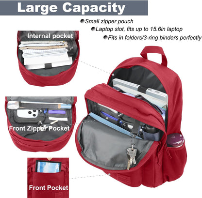 SUPACOOL Lightweight Casual Backpack for Men and Women, Large Backpack for School Boys and Girls