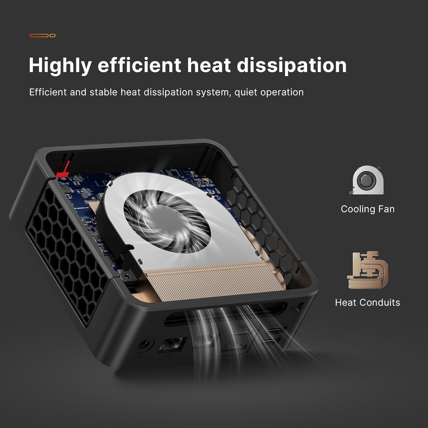 BOSGAME P3 Lite Mini PC, AMD Ryzen 7 6800H Mini Computers, 24GB DDR5, 1TB PCIe SSD, 4K Triple Display & USB4, Dual 2.5G LAN & Wi-Fi 6E & BT5.2, Desktop Computers for Gaming, Office, Design