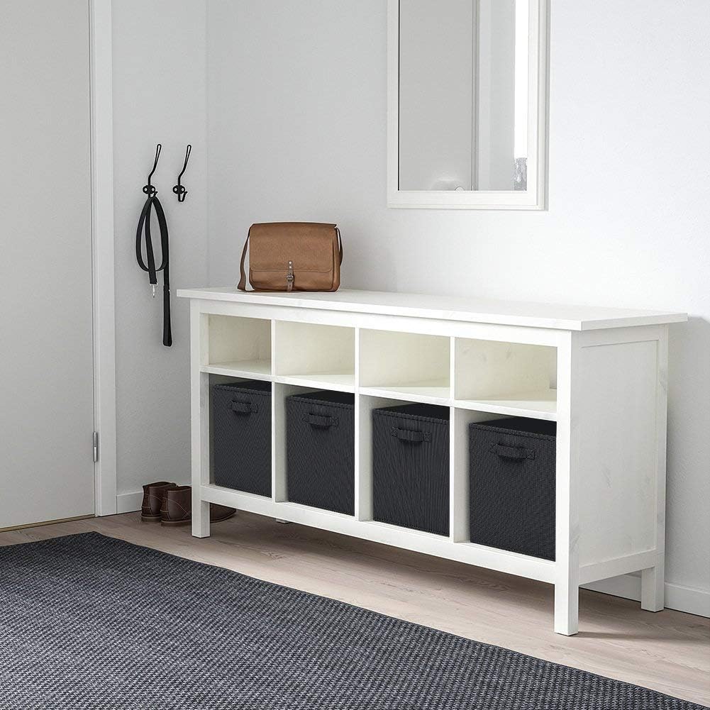 ShellKingdom Storage Bins, Foldable Fabric Storage Cubes And Cloth Organizer Drawer For Closet And Toys, 6 Pack (Lavender+Light Blue+Pink)