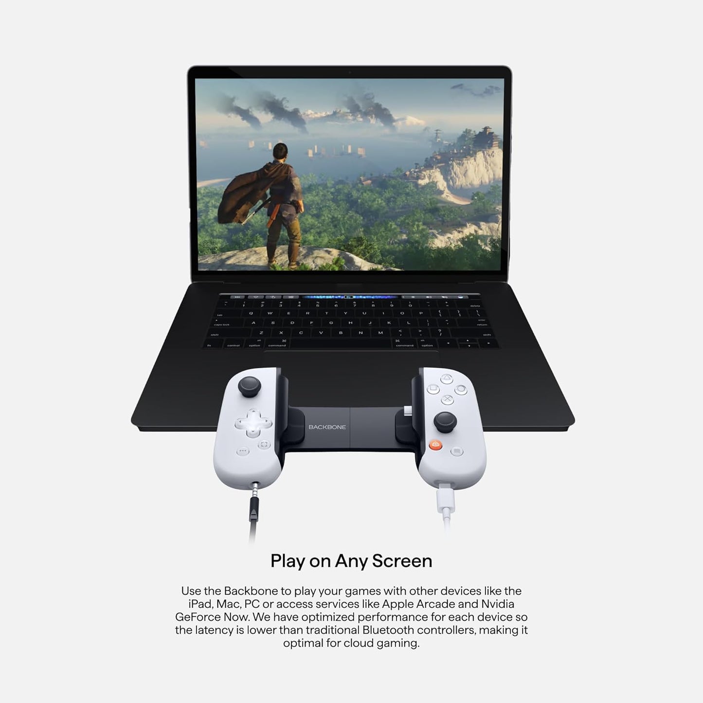 BACKBONE One Mobile Gaming Controller for iPhone (Lightning) - PlayStation Edition - 2nd Gen - Turn Your iPhone into a Gaming Console - Play Xbox, PlayStation & More (3 Months Apple Arcade Included)