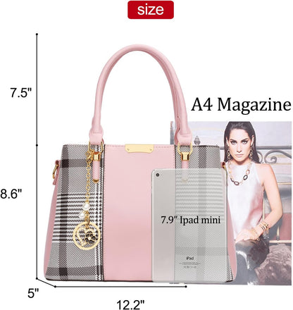 KKXIU Trendy Tote Bag for Women Lightweight Oxford Big Capacity Shoulder Purses and Handbags