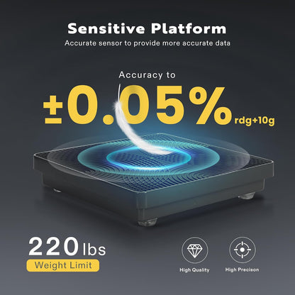 VIVOHOME 220 LBS High Precision Electronic Digital Refrigerant Scale HVAC