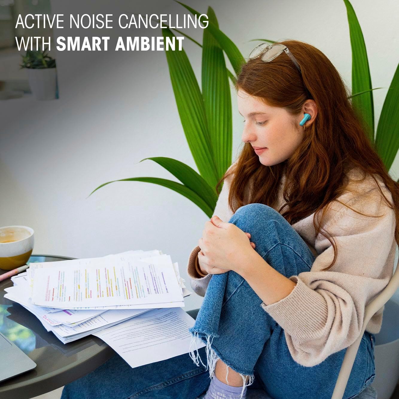 JBL Vibe Beam 2 - True Wireless Noise Cancelling Earbuds - White