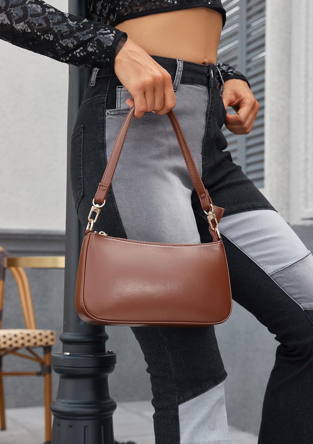 Purilite Select Vegan Leather Crossbody Bag