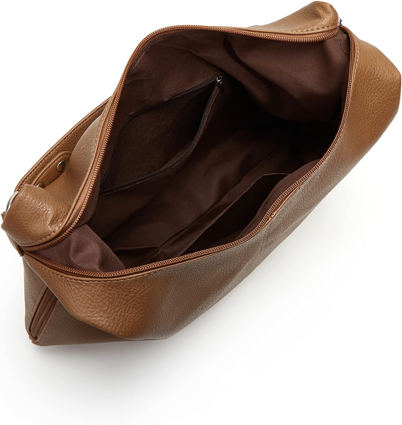 Ashioup Hobo Bags for Women Soft PU Leather Shoulder Bag Vintage Slouchy Handbag with Zipper
