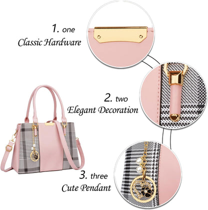 KKXIU Trendy Tote Bag for Women Lightweight Oxford Big Capacity Shoulder Purses and Handbags