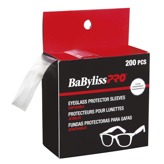 BaBylissPRO Disposable Eyeglass Protector Sleeves, 200 sleeves per box, 1 Count